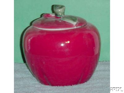 Vintage Small Apple Cookie Jar 
